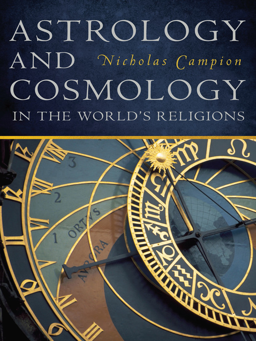 Cover of Astrology and Cosmology in the World's Religions